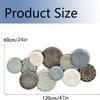 KarFri Round Sunburst Metal Wall Art-Modern Metal Wall Hanging Dcor Sculpture for Living Room Bedroom Home Office view 2