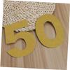 Amosfun 2pcs Wreath Birthday Hanging Decorations Glitter Banner Dining Room Table Decor Birthday Party Banners Ornament Guirnaldas para Banner Decorate Glitter Powder Latte Art view 3