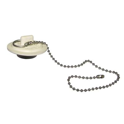 1.37 in. Basin Stopper White