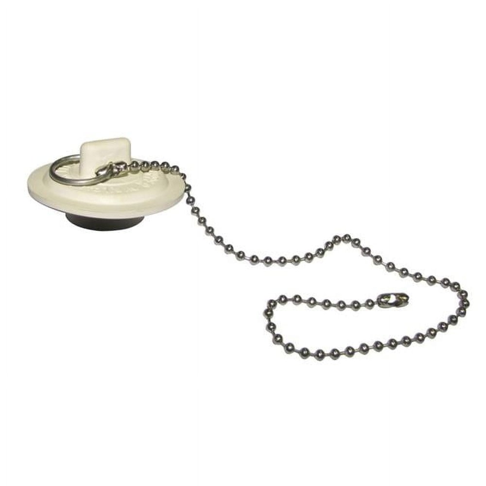 1.37 in. Basin Stopper White