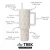 Simple Modern Disney 40 oz Tumbler with Handle and Straw Lid | Insulated Reusable Stainless Steel Water Bottle Travel Mug | Gifts for Women Men Him Her | Trek Collection | 40oz | Princess Icons view 2
