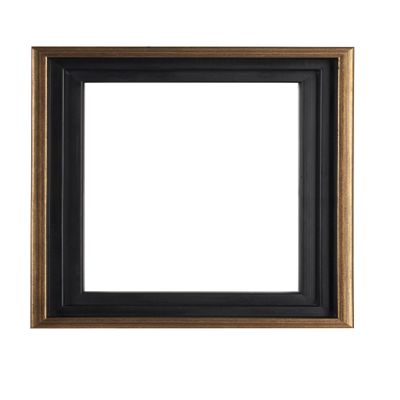 Creative Mark Illusions Floater Frame For 3/4" Deep Canvases - 5x7 Antique Gold - No Glass or Backing - Wood Composite Floating Illusion Frame for Canvas Paintings- With Hanging Hardware