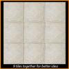 20x20 Glue-Up Foam Ceiling Tile, Washed Gold (White Satin Base), Pre-Painted (R14, Pack of 8 (~21 sq.ft./Pack)) view 2