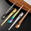 HIDEERPPY Silverware Set, 1/4/6/8 Pieces Creative Small Spoons, Short Handle Stainless Steel Coffee Spoons, Small Spoons, Dessert Ice Cream Spoons, Flatware Set (Color : Rainbow, Size : 6Pcs) view 4