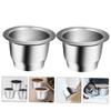 Mobestech 6pcs Portable Coffee Filters Reusable Strainer Fine Mesh Filter Cup for Coffee Maker view 3