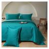 ADOVZ 1000TC Egyptian Cotton Solid Color Quilt Set 3Pcs Quilted Bedspread Coverlet Mattress Cover 245 * 270cm Bed Sheet with Pillowcases,Bed Sheets view 1