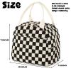 Bluboon Lunch Bag for Women Men Cute Corduroy Lunch Tote Bags Reusable Insulated Lunch Box Large Capacity Reusable Insulated Cooler for Work Picnic or Travel view 3