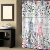 Easter Gnomes Shower Curtain Set with Hook 48" x 72",Washable Cloth Polyester Fabric Shower+Curtain,Waterproof Bath Curtains for Bathroom,Showers,Bathtubs Decor Eggs Woodgrain Herb Aesthetic Floral view 4