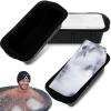 3Pcs Extra Large Ice Mold Silicone Ice Block Maker 105.12.8 Inch Ice Block Mold Reusable Large Ice Cube Tray Dishwasher Safe Ice Cube Maker Container Durable Ice Bath Chiller for Home(Black) view 1