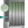 Ombre Sage Green Shower Curtain Set with Hook 72" x 78",Washable Cloth Polyester Fabric Shower+Curtain,Waterproof Bath Curtains for Bathroom,Showers,Bathtubs Decor Minimalist Contemporary Grey view 3