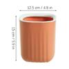 BNVXR Simple Mini Trash can Plastic Small Wastebasket Pressure Ring Design Rectangular Garbage bin Desktop Dumpster for Kitchen Office Practical view 2