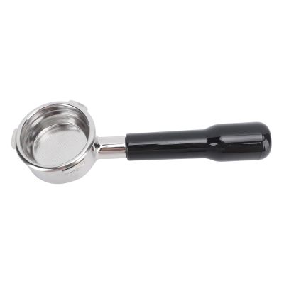 Bottomless Portafilter Espresso Coffee Bottomless Portafilter for Coffee Machine, 58mm 3 Ears Espresso Portafilter with Filter Basket, Professional Espresso Portafilter Stainless