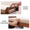 HotcoS Bamboo 2 Tiers Shoe Rack Shoe Bench with Seat Cushion, Hallway Shoe Storage Bench Organizer with Drawer view 4