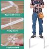 ZVOBUEI Acrylic Step Stool 9in Step Stools for Kids 250-LBS Capacity Rounded and Sturdy Corner Bedroom Kitchen Bathroom Assistance Step Stool Easy to Clean (Non-Slip Stool) view 3