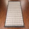 Rug Source Modern Collection 9x13 Moroccan Area Rug, Hand-Knotted/Hand-Woven Beige & Ivories Checkered/Abstract Rug, Oriental Wool Carpet for Bedroom, Living Room, and Dining Room view 4