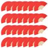 JOHOUSE 28 PCS Fabric Folding Hand Fans, 8.3 Inch Red Fabric Folding Fans view 1