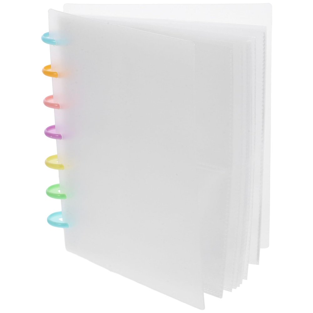 EXCEART Adorable Photocard Storage Holder Transparent Picture Album for Photos Includes Inner Pages for Diy Book and Instant Camera Film Storage