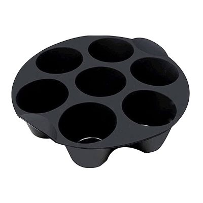 7 Cups Silicone Muffin Pan, Nonstick Silicone Cupcake Pan, Silicone Baking Cups for Making Muffin Cakes,Bread