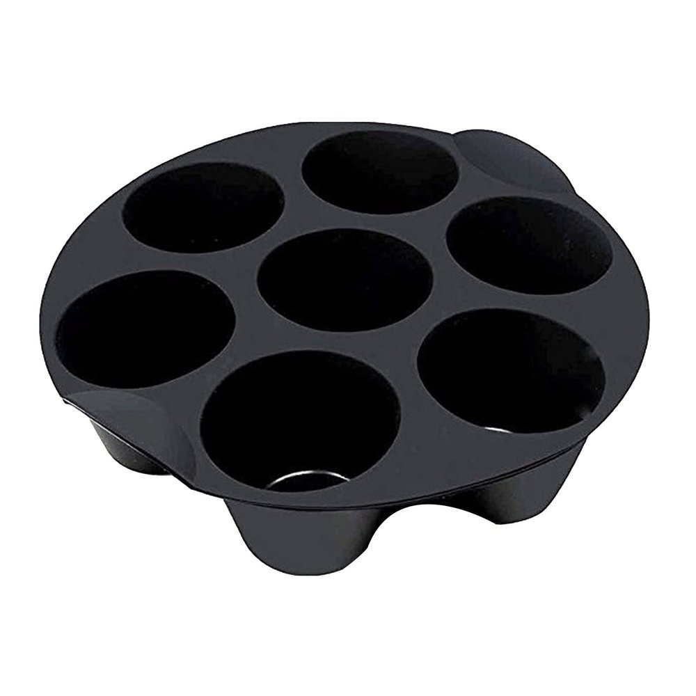 7 Cups Silicone Muffin Pan, Nonstick Silicone Cupcake Pan, Silicone Baking Cups for Making Muffin Cakes,Bread