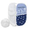 Gymnast Move Blue Stars Storage Basket Laundry Hamper Bag Basket for Washing Clothes Bin Bag Dirty Cloth Toy Storage Hamper Bag view 1