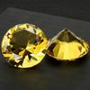 homeemoh Crystal Diamond Paperweight 30mm (1.18") Glass Faceted Diamond Ornaments for Wedding Favor Table Centerpieces Home Deco (Yellow) view 2