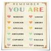 Jinbligt Always Remember Poster Motivational Quote Wall Art Canvas Panels Prints for Living Room Modern Decor for Bathroom Wall Hanging Pictures (8.00''x12.00'',Unframed) view 1