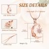 Minicremation Cremation Jewelry Crescent Sun and Moon Urn Necklaces for Ashes Crescent Moon Rose Cremation Jewelry for Women Men Memorial Human Ashes Pendant view 2
