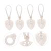 PRETYZOOM 12pcs Curtain Holders Decorative Tiebacks for Drapes Farmhouse Style for Bedroom Living Room -Resistant for Sheer Shower Curtains view 3
