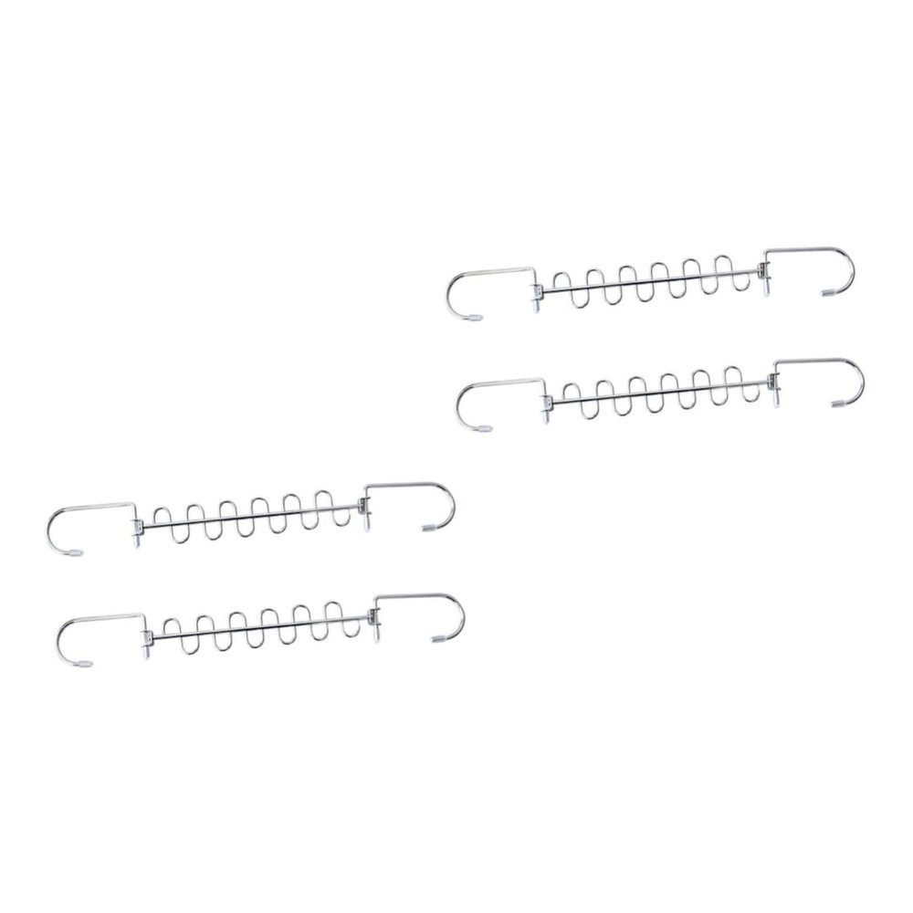 Ciieeo 4pcs Multi-Functional Clothes Drying Rack Space-Saving Clothing Storage Shelf Multi-Hole Design for Efficient Laundry Organization and Drying