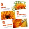 Amosfun Artificial Sunflower Bouquet Realistic Faux Arrangement for Home Decor Wedding Party and Office Decoration Vibrant Faux Floral Bunch view 4