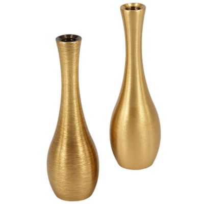 Ciieeo 6pcs Metal Mini Vase Decorative Flower Arrangement Centerpiece for Home Office