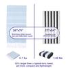PADISHAHHOME Turkish Beach Towels, Bulk Case of 12 | Oversized, Quick Dry, Sand Free | 100% Cotton, Large 38x71 Towels for Beach, Pool, Travel | Ultra-Soft, Compact, Absorbent | Baby Blue view 2