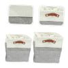 2pcs Storage Basket Blanket Small Laundry Basket Foldable Laundry Basket Washing Baskets for Laundry Laundry Hamper Storage Bins Lid Fabric view 4