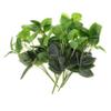 WOFASHPURET 6pcs Green Leaf Artificial Plant for Home Decor Realistic Faux Plants for Tabletop Office and Room Adornment Easy Maintenance Non-wilting Design view 1