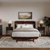 AFI, Santa Fe Full Murphy Bed Chest with 6" Mattress & Built-in USB Charger, Walnut view 4