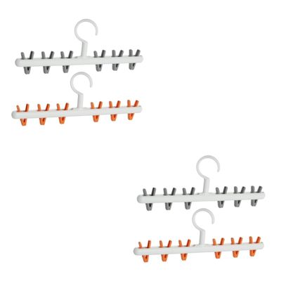 Ciieeo 4pcs Hanger Clip Hat Organizer Multipurpose Clip Hanger Rack Hat Clamp Lightweight
