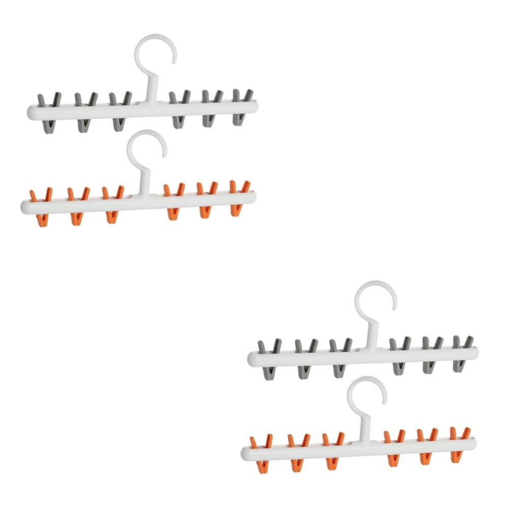 Ciieeo 4pcs Hanger Clip Hat Organizer Multipurpose Clip Hanger Rack Hat Clamp Lightweight