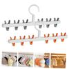 Ciieeo 4pcs Hanger Clip Hat Organizer Multipurpose Clip Hanger Rack Hat Clamp Lightweight view 3