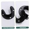 PRETYZOOM 2pcs Stainless Steel Closet Rod Bracket Heavy Duty Support for Curtain Rods Easy Installation Wall Holders for Bathroom Bedroom and Living Room view 2