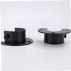 PRETYZOOM 2pcs Stainless Steel Closet Rod Bracket Heavy Duty Support for Curtain Rods Easy Installation Wall Holders for Bathroom Bedroom and Living Room view 4