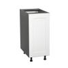 WallKitchens 18" Base Cabinet High Single Door Grey view 1