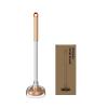 POLICK Toilet Brush Orange Multi-Color Optional Soft Rubber Material Comes with Cleaning Clip Clean Cleaning Tools Bathroom Supplies (Size : Style B) view 1