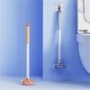 POLICK Toilet Brush Orange Multi-Color Optional Soft Rubber Material Comes with Cleaning Clip Clean Cleaning Tools Bathroom Supplies (Size : Style B) view 2