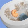 POLICK Toilet Brush Orange Multi-Color Optional Soft Rubber Material Comes with Cleaning Clip Clean Cleaning Tools Bathroom Supplies (Size : Style B) view 3
