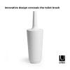POLICK Toilet Brush Foot Scrubber Cosas de esponja para lo tallarse el Cuerpo Soap Bag Back Scrubber Shower Hair Eraser, White view 3