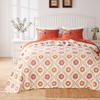 Greenland Home Barefoot Bungalow Topanga Quilted Bedspread Set, 3-Piece Jumbo Queen, Multi view 3