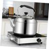 Cabilock Large Design 4l Stovetop Tea Kettle Whistling Stainless Steel Kettle for Gas Electric Induction Cooktops view 2