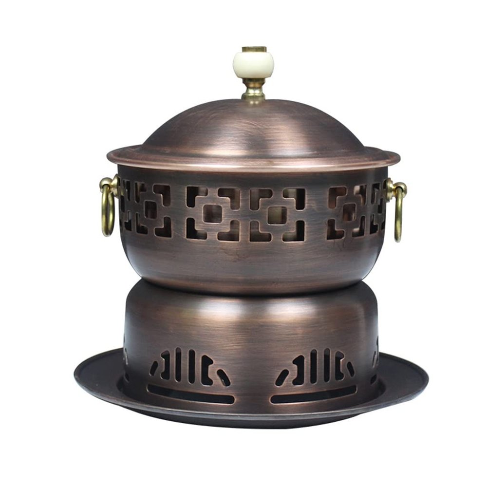 Single Thickened Copper Hot Pot Pure Copper Small Hot Pot Self-service Environmentally Friendly Oil Meal Sharing Hot Boiler Home Commercial