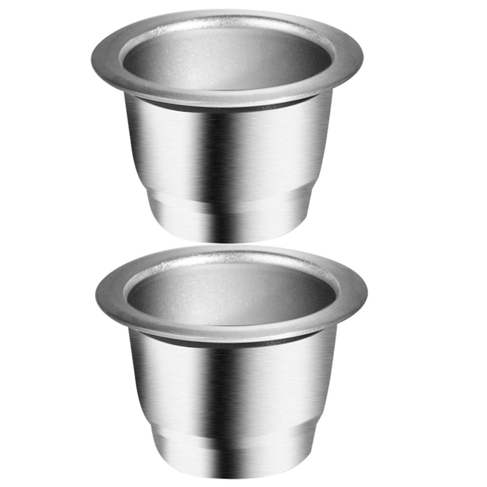 Gatuida 4pcs Reusable Coffee Filters Wear-resistant Strainer Portable Drainer Filter Supplies for Home Travel Cafe