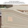 Gsycle Wood Appliques, 4PCS Furniture Appliques Carved Furniture Onlays Corner Door Decorations Wood Appliques for Furniture Home view 2